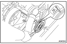 SET NO.1 CYLINDER TO TDC/COMPRESSION