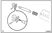 REASSEMBLE SHIFT LOCK SOLENOID