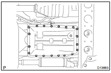 REMOVE OIL PAN