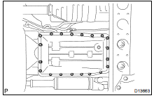 INSTALL OIL PAN