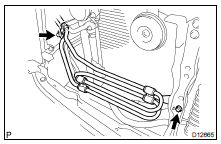  SEPARATE POWER STEERING OIL COOLER SUBASSY