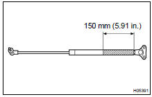 IF NECESSARY, REPLACE BACK DOOR STAY