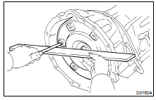 CHECK TORQUE CONVERTER CLUTCH INSTALLATION