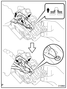 DISASSEMBLE SHIFT LEVER GUIDE HOUSING