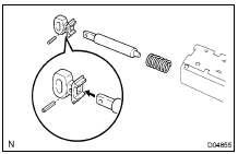 DISCONNECT SHIFT LOCK CONTROL ECU, SHIFT LOCK SOLENOID, SHIFT LOCK CONTROL SWITCH AND TRANSMISSION CONTROL SWITCH