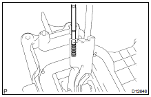  REMOVE SHIFT LEVER SUB-ASSEMBLY