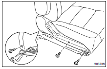 INSTALL SEAT CUSHION INNER SHIELD