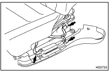 INSTALL SEAT CUSHION OUTER SHIELD