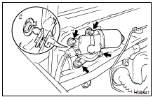 REMOVE WIPER MOTOR