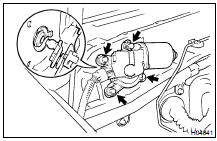 REMOVE WIPER MOTOR