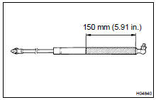 IF NECESSARY, REPLACE HOOD SUPPORT