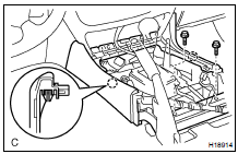 INSTALL FRONT CONSOLE BOX AND FRONT CONSOLE BOX BRACKET