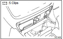  INSTALL CENTER LOWER CLUSTER FINISH PANEL