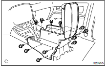  INSTALL REAR CONSOLE BOX