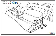 INSTALL CONSOLE REAR END PANEL