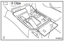 Install the front console panel, then install the transfer shift lever