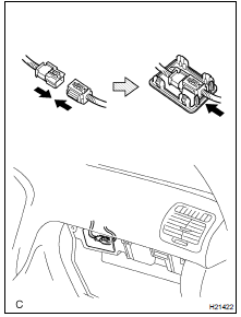 INSTALL GLOVE COMPARTMENT DOOR