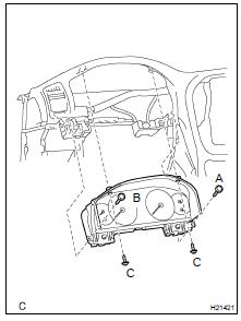 INSTALL COMBINATION METER