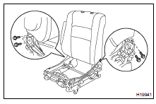 INSTALL SEATBACK ASSEMBLY