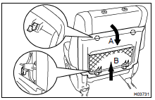 REMOVE SEATBACK BOARD