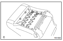 REMOVE SEATBACK FRAME