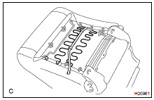 REMOVE SEATBACK FRAME