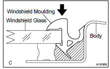 INSTALL UPPER OUTSIDE MOULDING