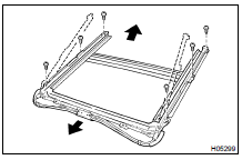 REMOVE SLIDING ROOF HOUSING