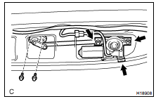 REMOVE REAR WIPER MOTOR AND LINK ASSEMBLY