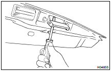  REMOVE BACK DOOR OUTSIDE HANDLE ASSEMBLY