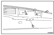  REMOVE BACK DOOR OUTSIDE HANDLE ASSEMBLY