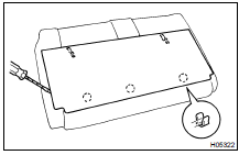 REMOVE SEATBACK BOARD