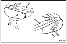 REMOVE NO. 1 RECLINING COVERS