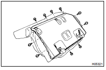 REMOVE SEAT CUSHION UNDER COVER SUB-ASSEMBLY