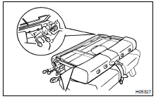 REMOVE SEATBACK ASSEMBLY