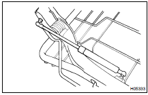 REMOVE REAR SEAT STAY