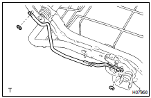 REMOVE LH NO. 1 SEAT LEG STAY