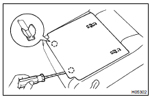 REMOVE SEATBACK BOARD