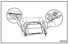 REMOVE RECLINING CONNECTING WIRE