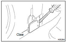 REMOVE CENTER PILLAR LOWER GARNISH