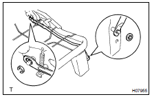 REMOVE NO. 1 SEAT LEG STAY