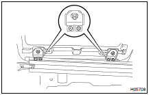 ADJUST SLIDING ROOF GLASS IN UPWARD OR DOWNWARD DIRECTIONS