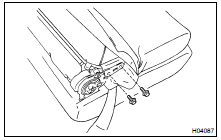 REMOVE SEATBACK ASSEMBLY