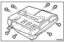 REMOVE SEAT CUSHION UNDER COVER