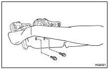  REMOVE REAR NO. 2 SEAT RECLINING ADJUSTERS