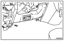 REMOVE NO. 2 HEATER TO REGISTER DUCT