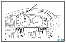 REMOVE COMBINATION METER