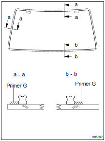  COAT CONTACT SURFACE OF GLASS WITH PRIMER