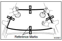 INSTALL WINDSHIELD GLASS